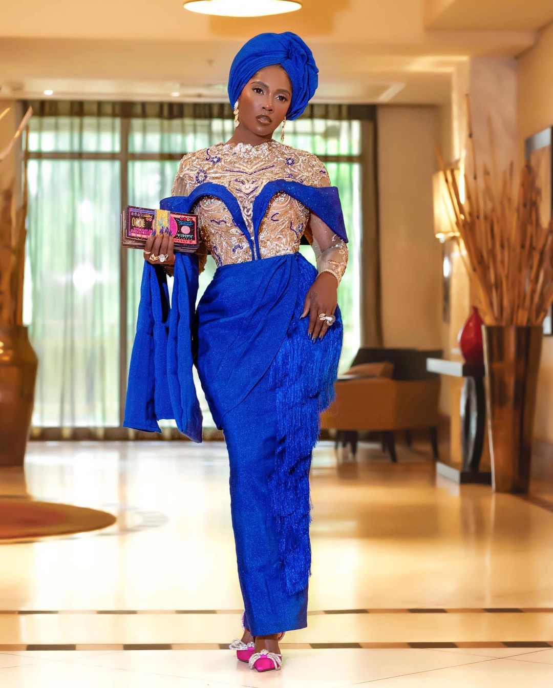 Royal Blue Asoebi Styles for Owambe ...