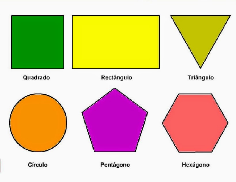 Desenhos de Figuras Geométricas Para Imprimir - Tudo se Transforma Educando