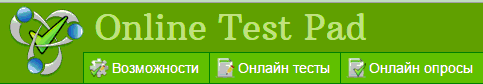 Теспад. Тест пад логотип.