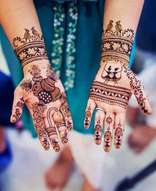 Beautiful Simple Mehndi Design Images for Raksha Bandhan