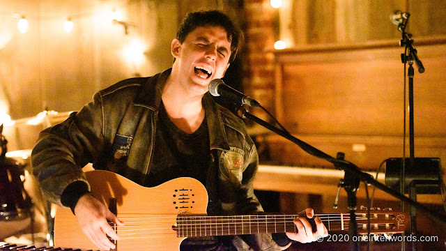 Marlon Chaplin at The Dakota Tavern on February 10, 2020 Photo by John Ordean at One In Ten Words oneintenwords.com toronto indie alternative live music blog concert photography pictures photos nikon d750 camera yyz photographer