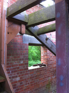 Abandoned signal box just south of Old Burghclere station