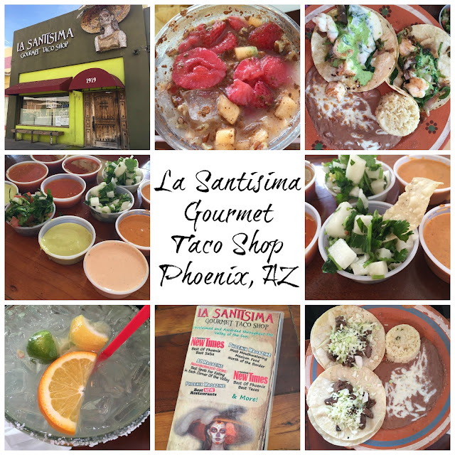 Fresh, light and delicious! One of the best taco restaurants in the Phoenix, Arizona area! A new favorite place to get your Mexican food fix! La Santisima Gourmet Taco Shop in Phoenix, Arizona