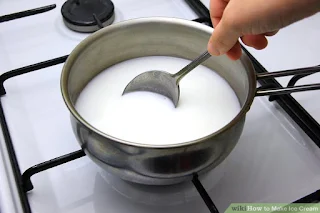 cottura latte fuoco lento crema gelato