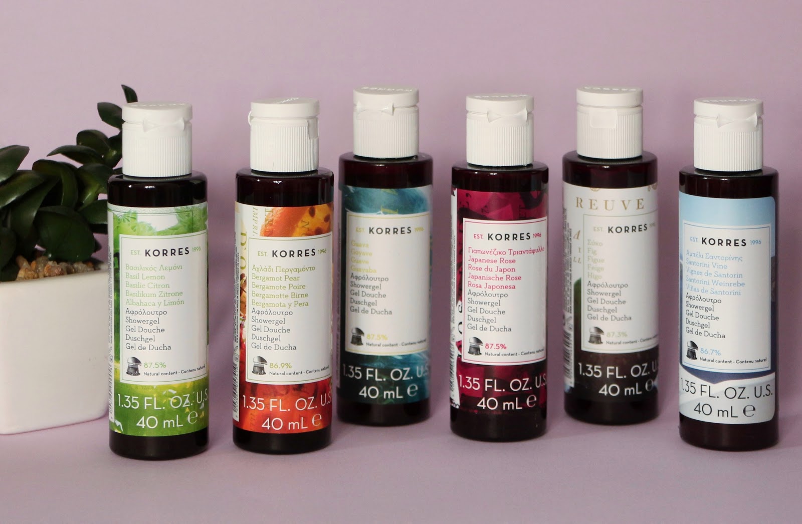 Korres Shower Gels Collection MaquiLab