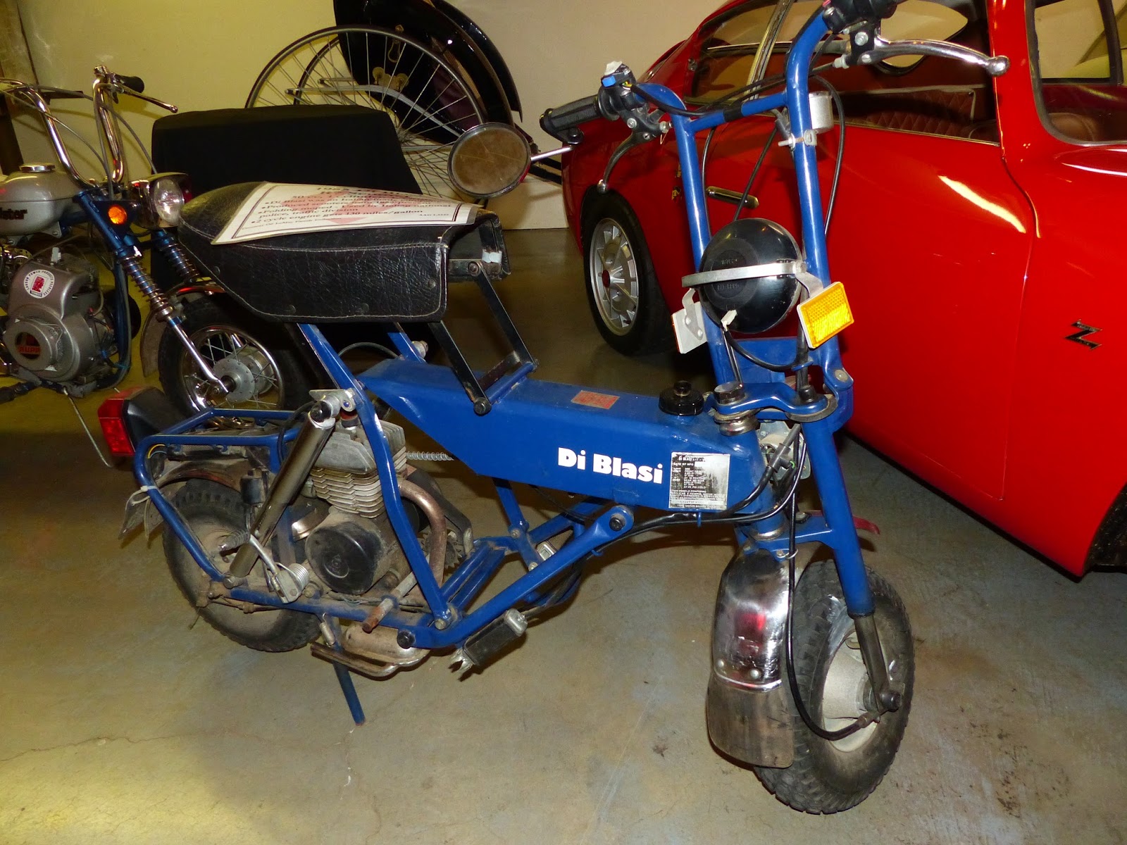 OldMotoDude 1985 Di Blasi R7 scooter on display at the 2016 Marymount