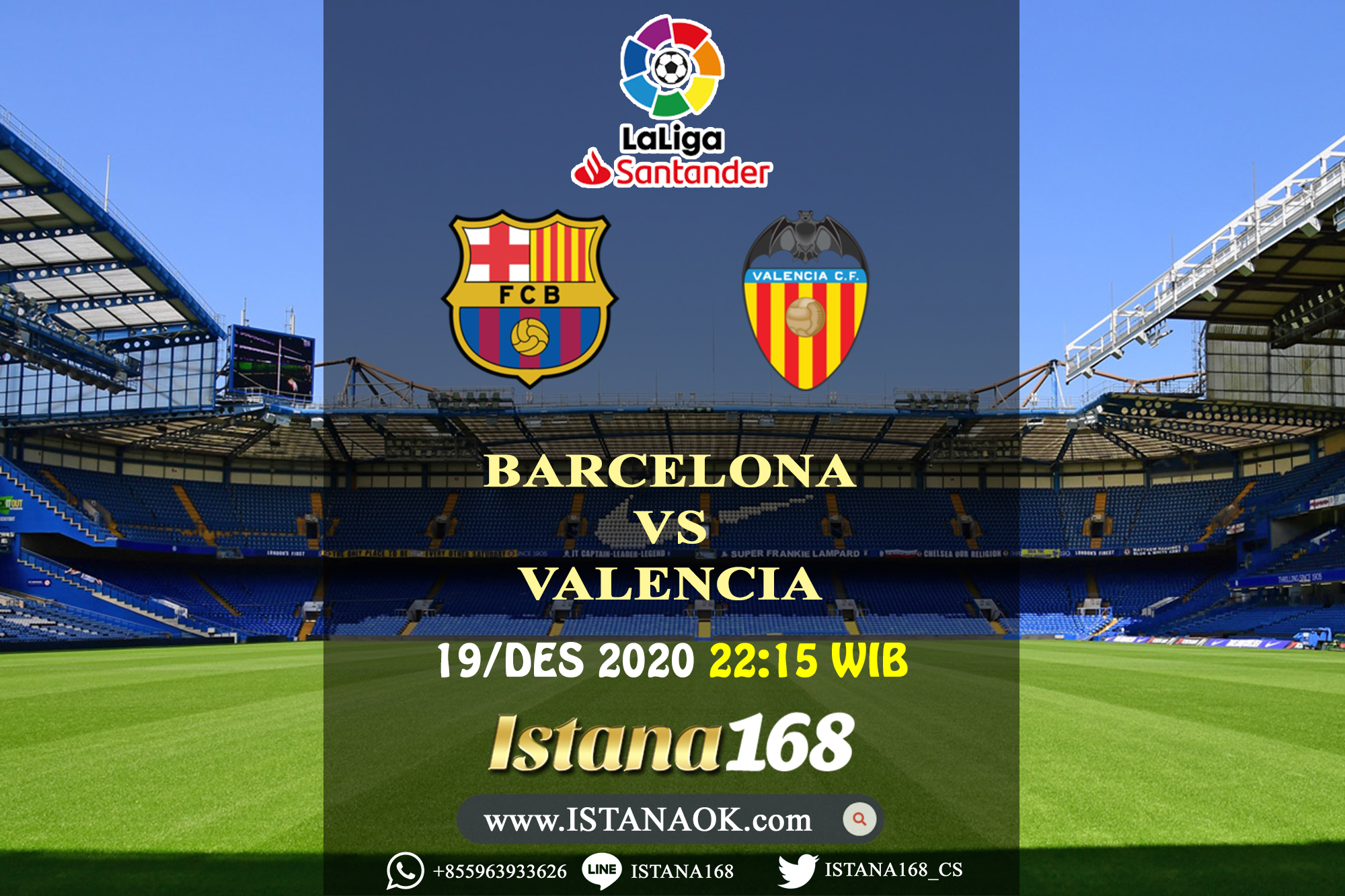Prediksi Bola Akurat Istana168 Barcelona vs Valencia 19 Desember 2020