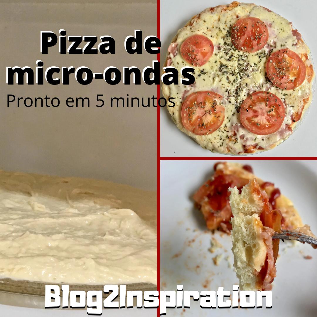 Pizza de Microondas Super Rápida e Fácil! Blog2Inspiration