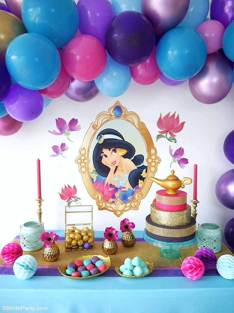 Princess Jasmine Birthday Party Ideas - Party Ideas | Party Printables Blog