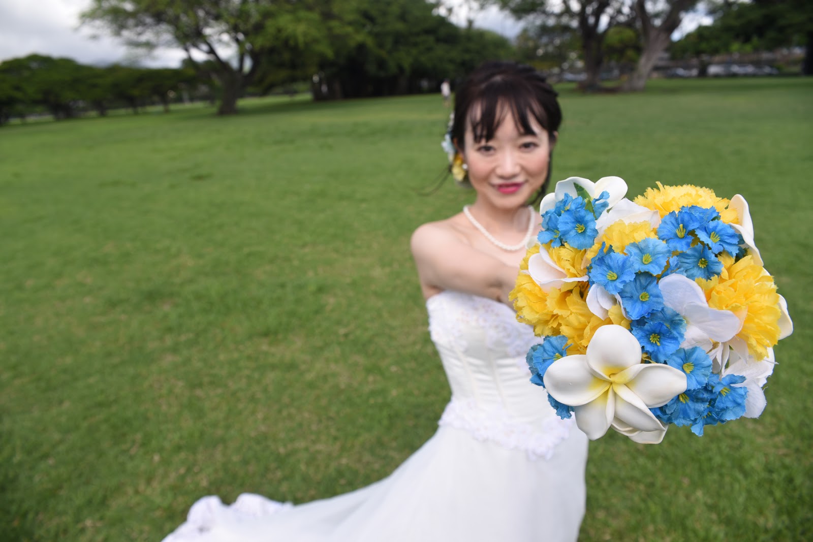 Hawaii Wedding Flowers SilkFlower Plumeria