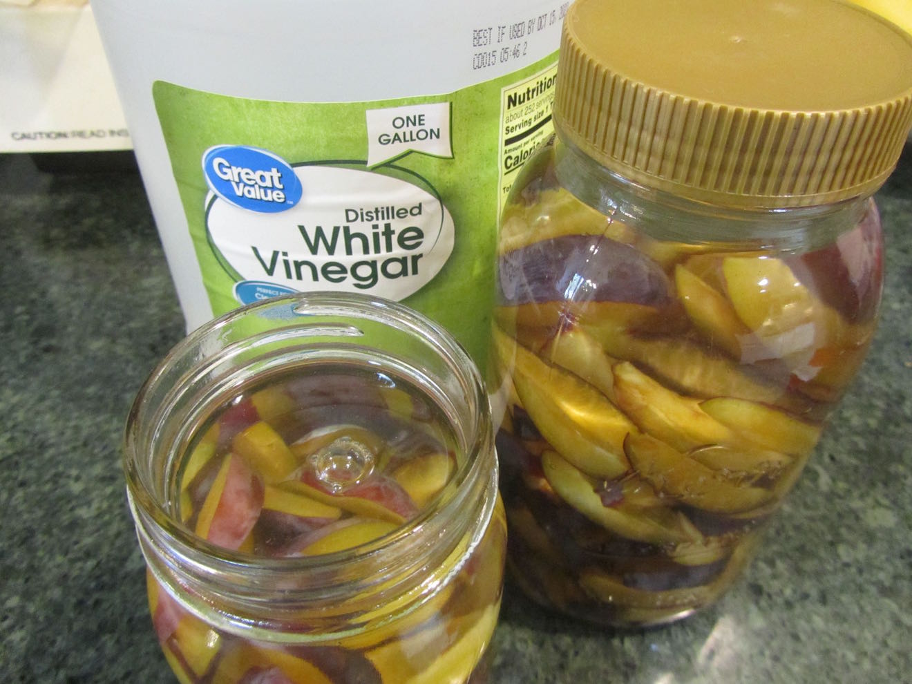 creative savv Making Plum Vinegar