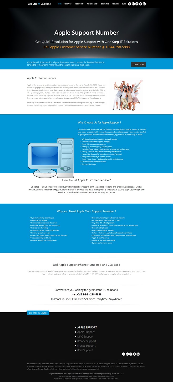 Apple technical support, Apple customer support, Apple Tech Support