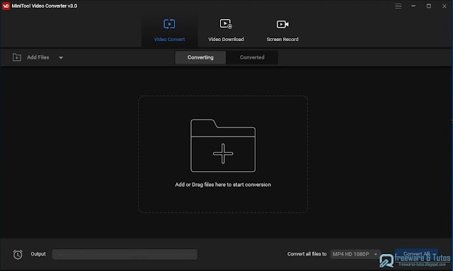 Minitool Video Converter : un logiciel gratuit pour convertir, télécharger des vidéos et créer des screencasts