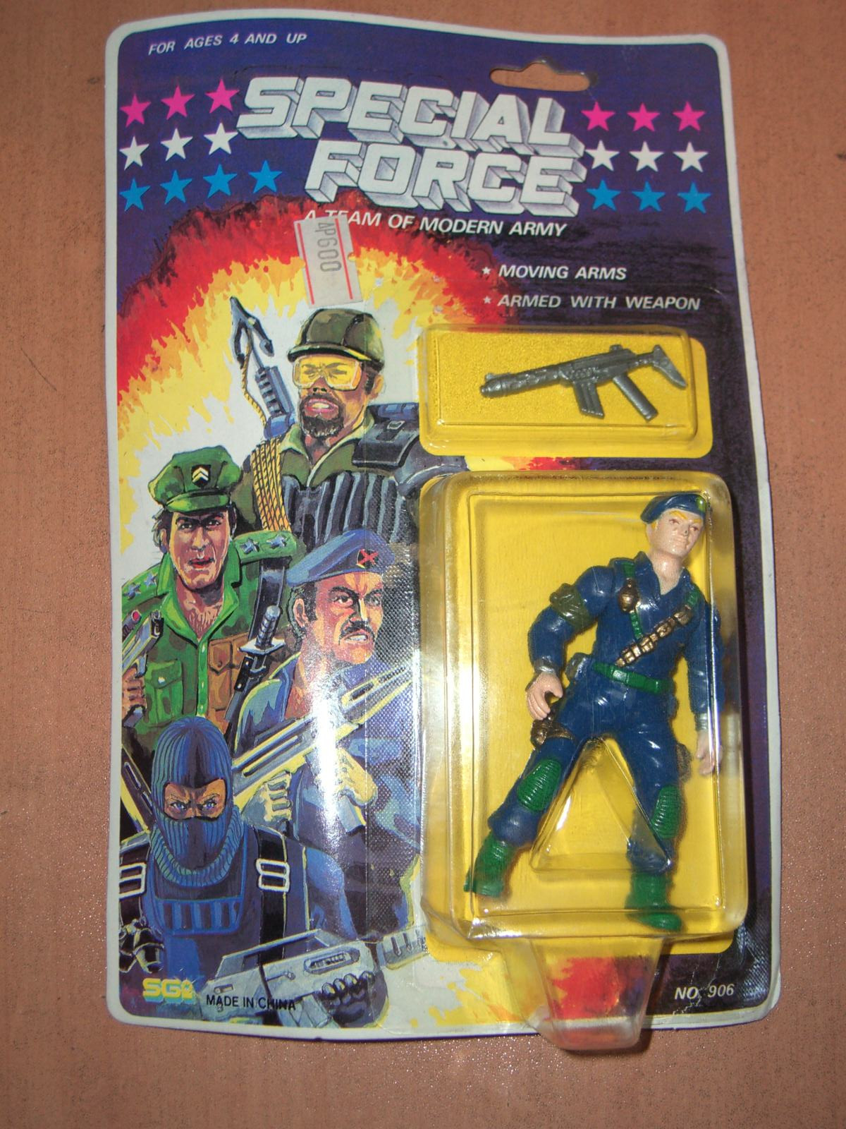 Toys from the Past: #327 SUNGOLD â SPECIAL FORCE: A TEAM OF MODERN ARMY (Around 1990)
