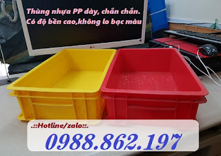 Thùng nhựa đặc B2, thùng nhựa, sóng nhựa bít b2