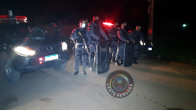Batalhão de Choque é acionado em manifestação de moradores no Bairro Três Marias – VÍDEO