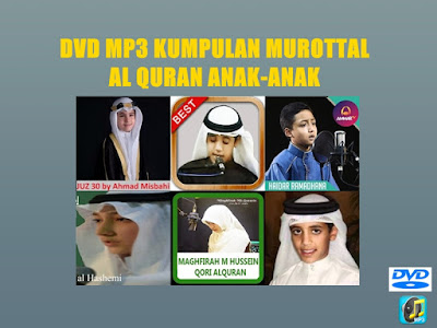 DVD MP3 Kumpulan Murottal Al Quran Anak-Anak
