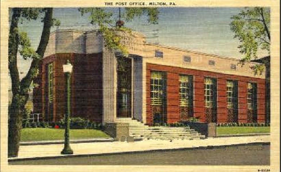 Valley Girl Views The Art Deco Post Office In Milton, Pennsylvania