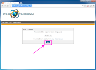 Installieren Sie PHP-Fusion 7 PHP CMS unter Windows XAMPP Tutorial 10