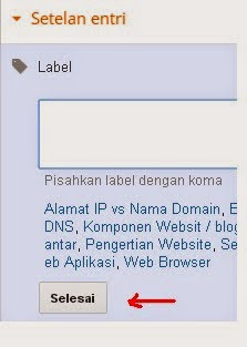 Cara membuat Label di Blogger cara membuat Label di Blogger