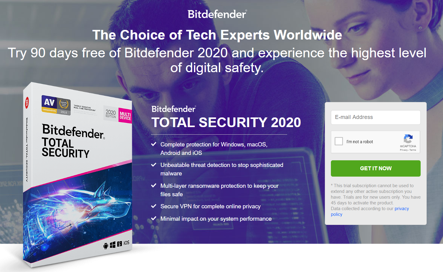 أحصل على BitDefender 2020 أفضل برنامج حماية في العالم لمدة 90 يوم قابلة للت...