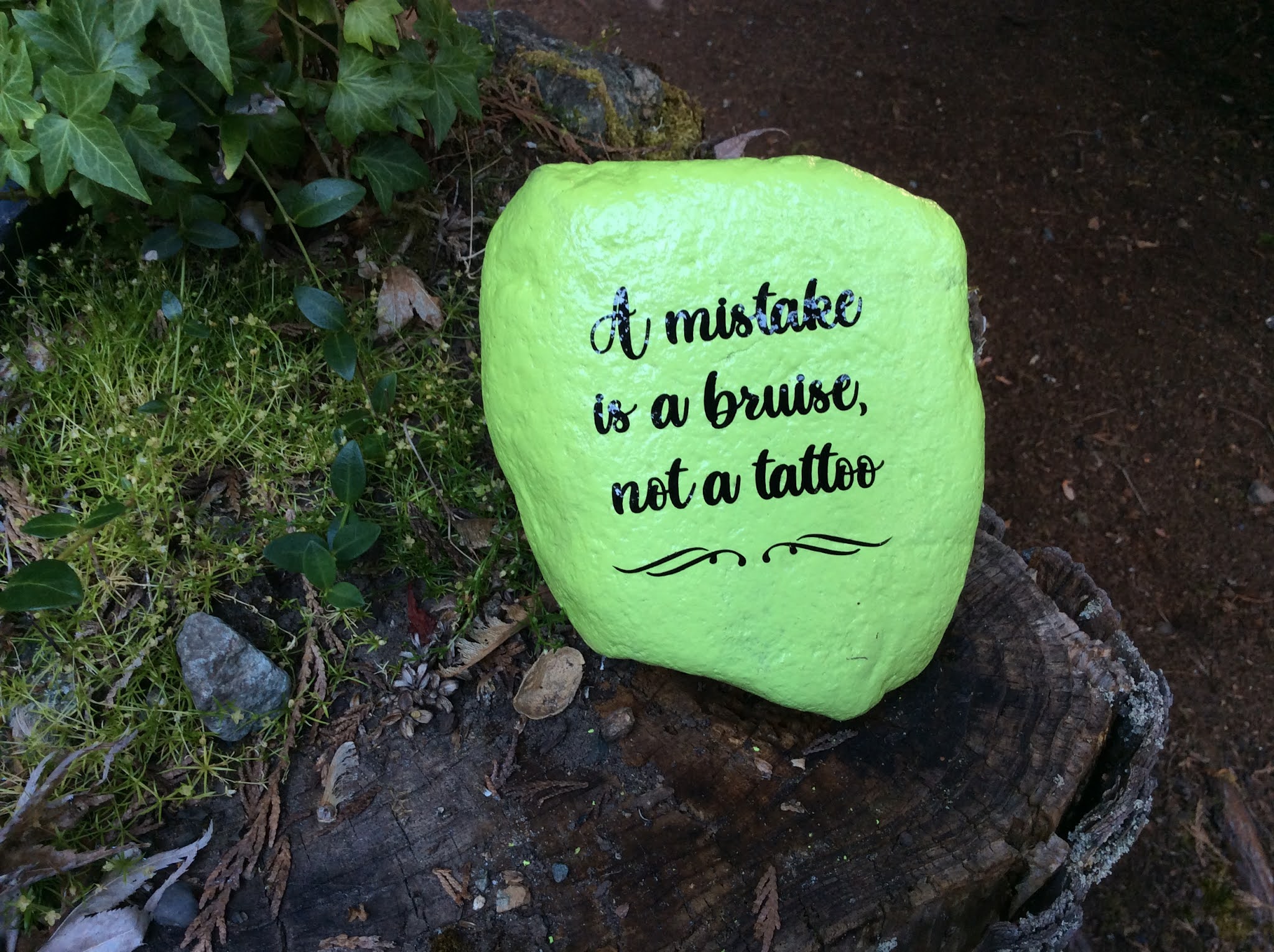 How to Apply Vinyl Decals to Rocks or Textured Surfaces