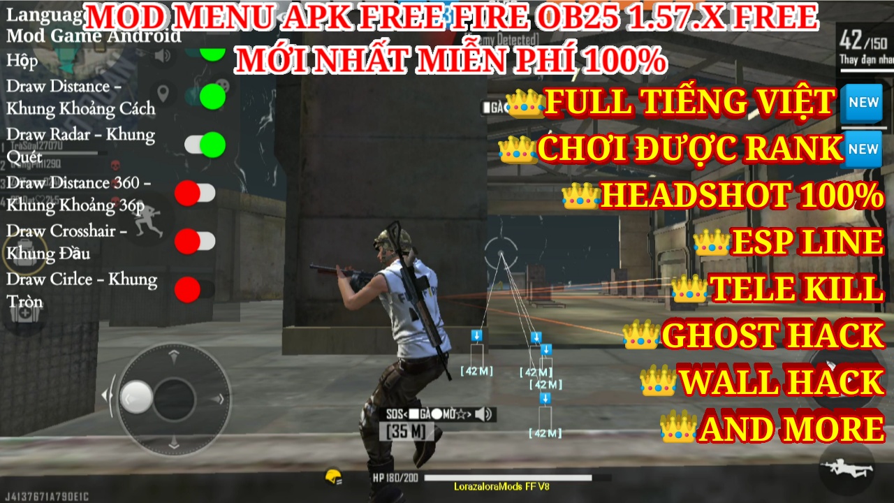 Hack Free Fire bất tử