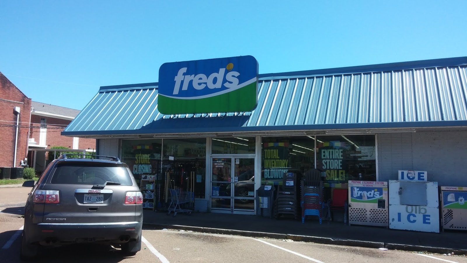 The MidSouth Retail Blog Fred's Store 1 Closing, Coldwater, MS