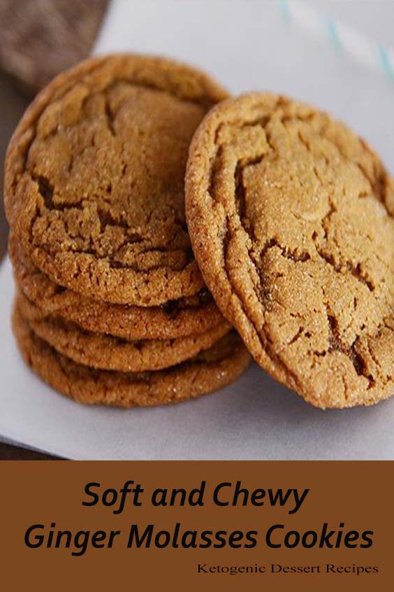 Soft and Chewy Ginger Molasses Cookies Festval Food