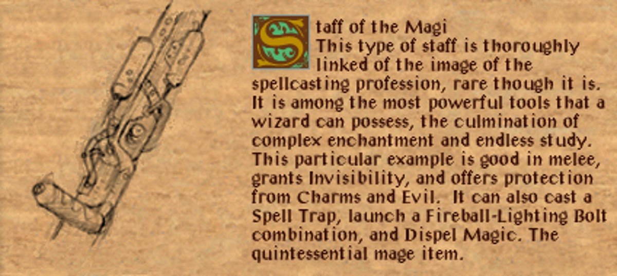 Best cRPGs STAFF OF THE MAGI, BG2
