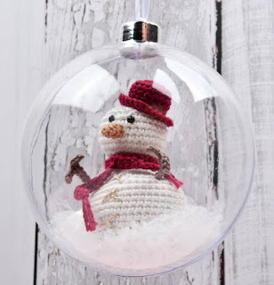 PATRON GRATIS MUÑECO DE NIEVE AMIGURUMI 55801