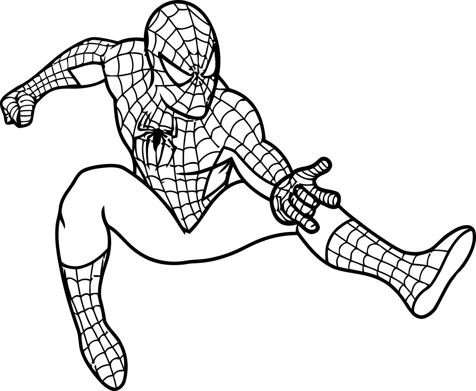 Superhero Coloring Pages Spider-Man | coloring pages for ...
