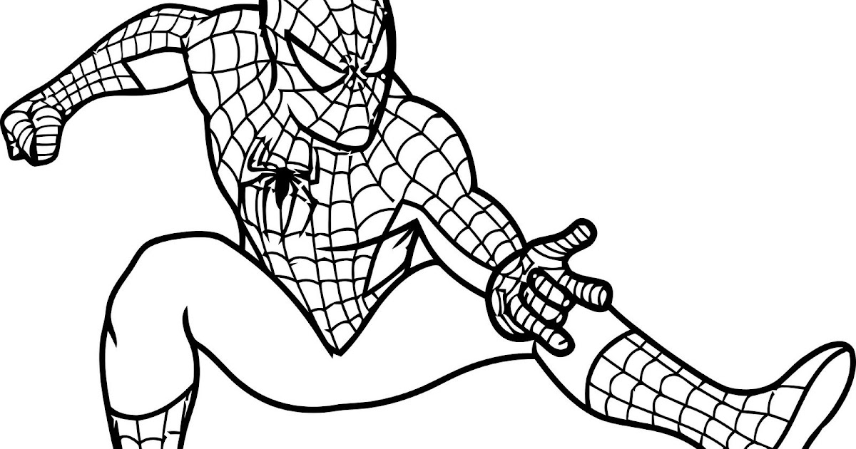 Superhero Coloring Pages Spider-Man | coloring pages for adult ...