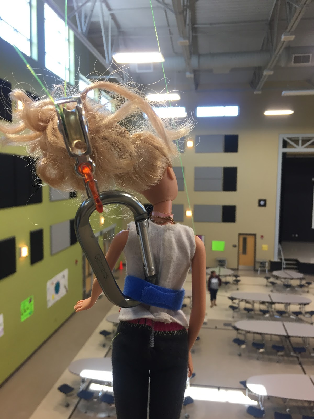 No. 2 Pencils Barbie Zipline for Pythagorean Theorem