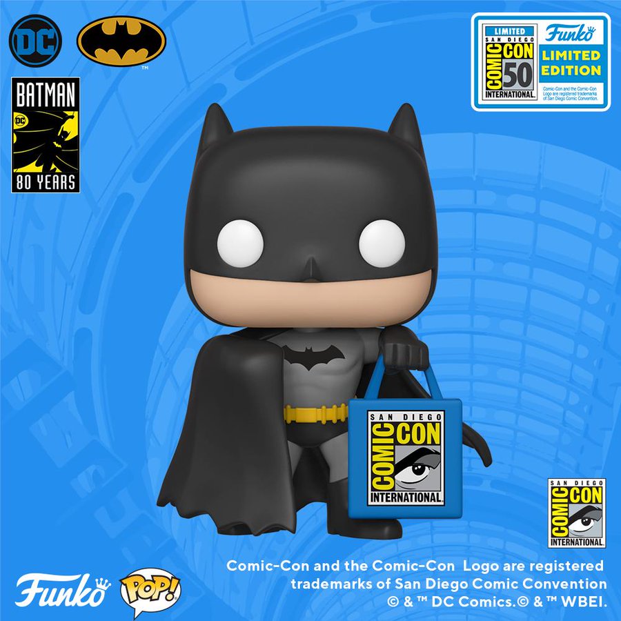 comic con batman funko pop