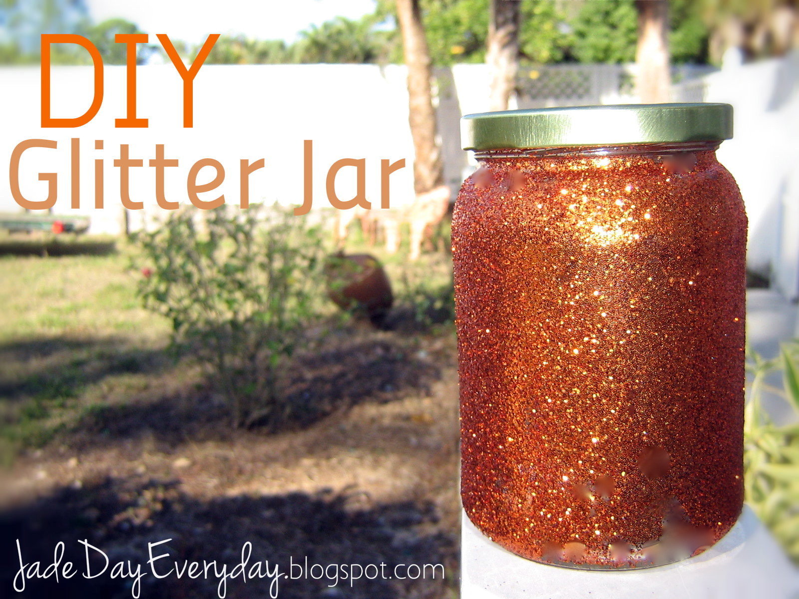 Jade Everyday DIY Glitter Jar & Modge Podge