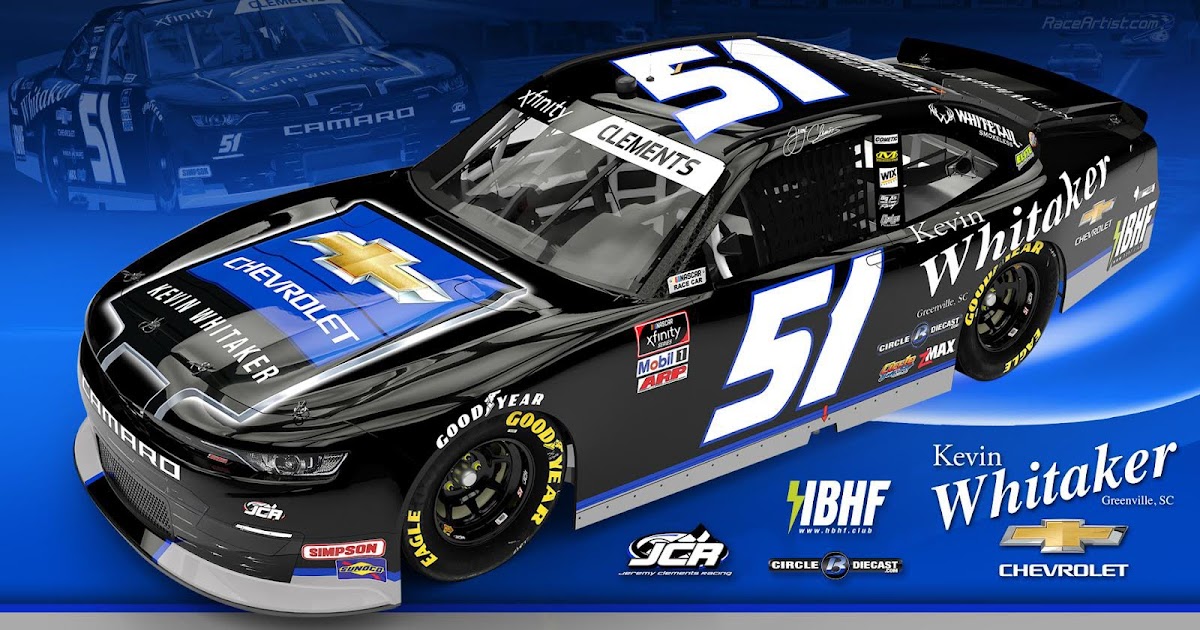 Jeremy Clements to receive sponsorship from Kevin Whitaker Chevrolet