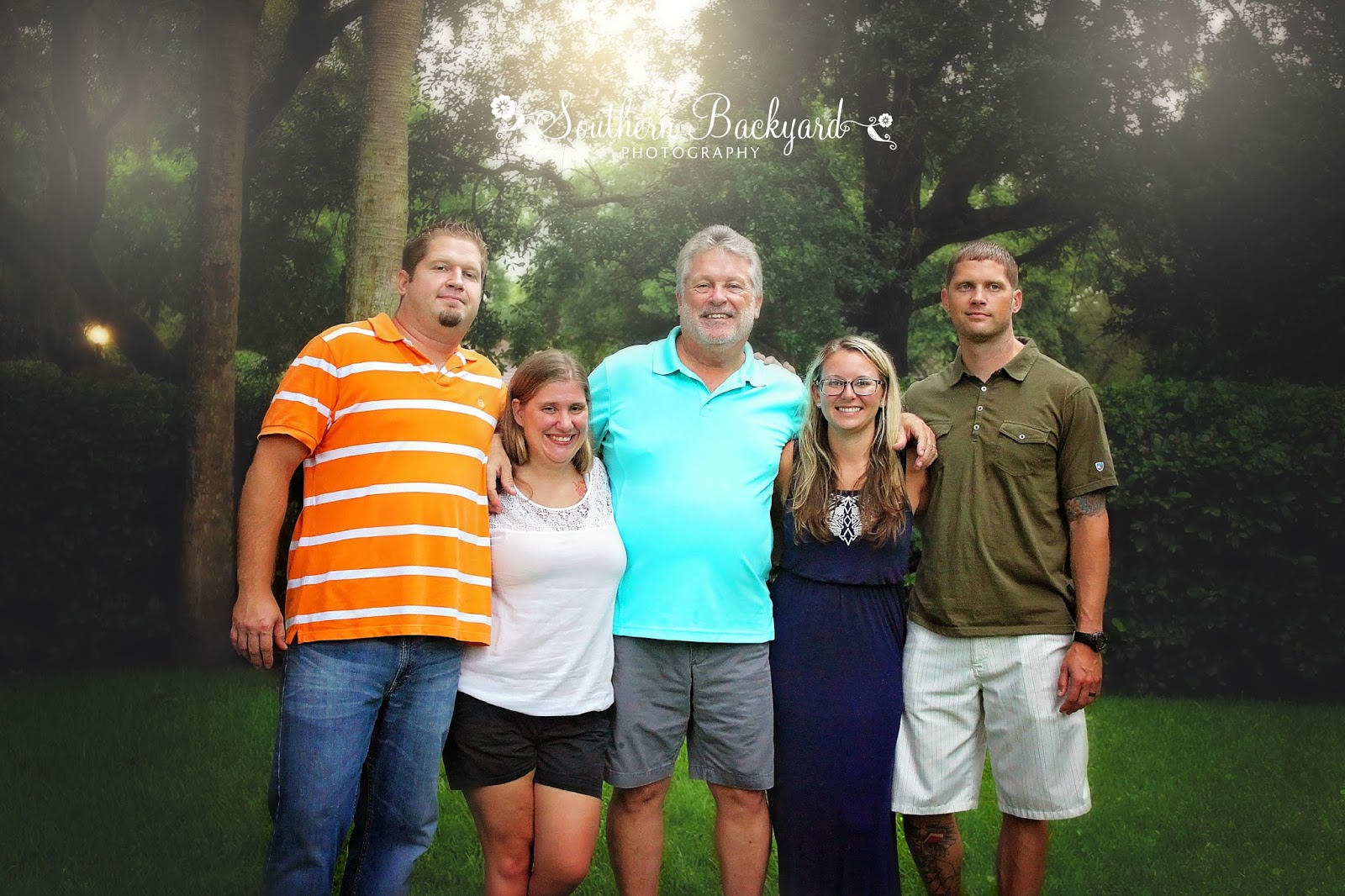 Southern Backyard Photography Thorpe Family Session