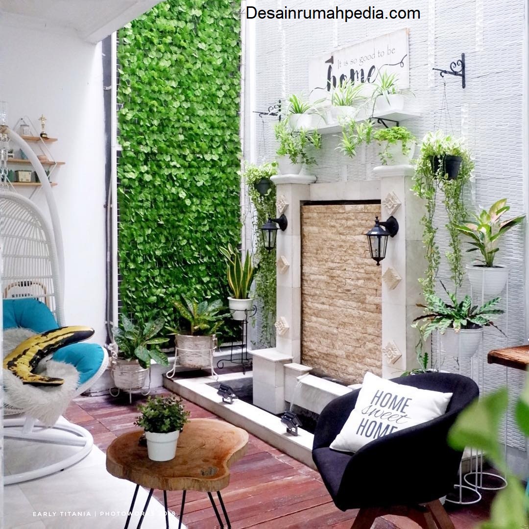 7 Desain Kolam Ikan Dalam Rumah dari Batu Alam yang Menawan