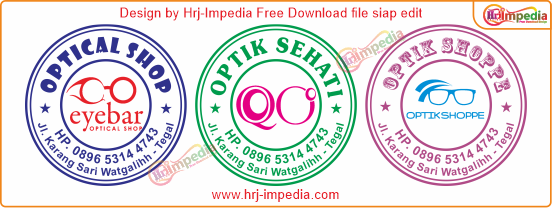 Contoh Stempel Toko Contoh Stempel Toko Optik Contoh