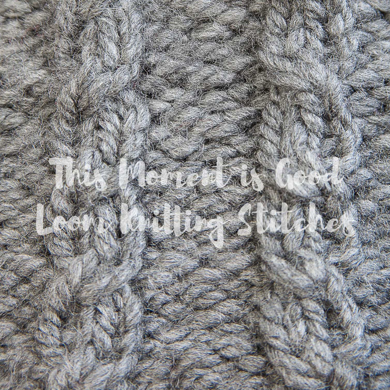 Loom Knitting by This Moment is Good! How To Loom Knit Cables