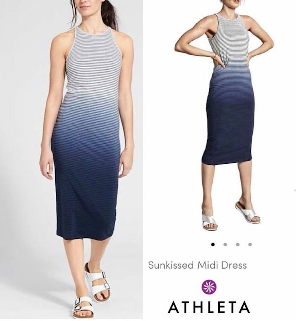 Athleta Sunkissed Midi Dress 