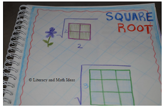 square roots and radicals notebooking