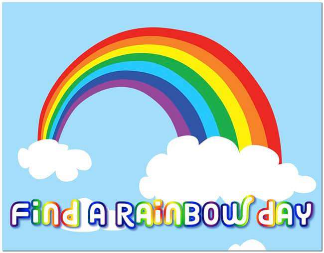National Find a Rainbow Day Wishes Lovely Pics National Find a Rainbow Day Wishes Lovely Pics