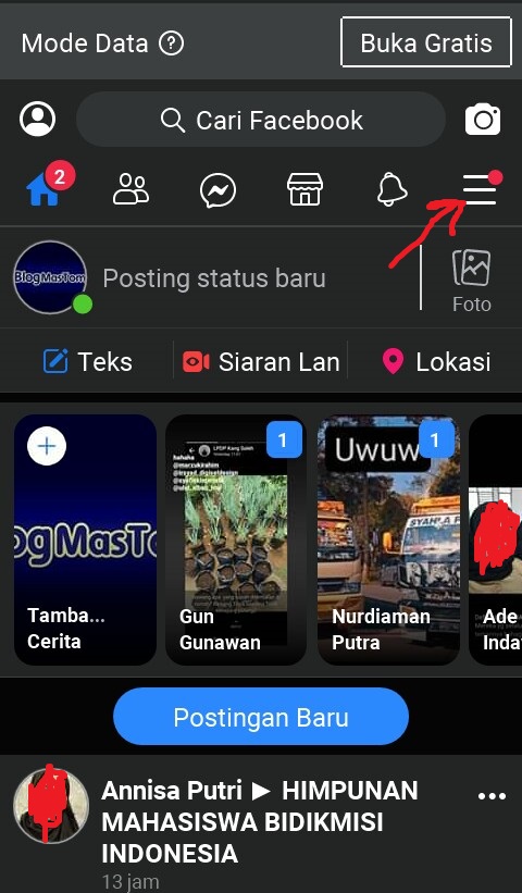 Cara Ganti Kata Sandi Akun FB (Facebook) - Blog Mas Tom