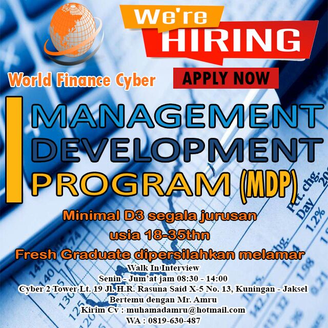 Lowongan Kerja Management Development Program Jakarta | Lowongan Kerja
