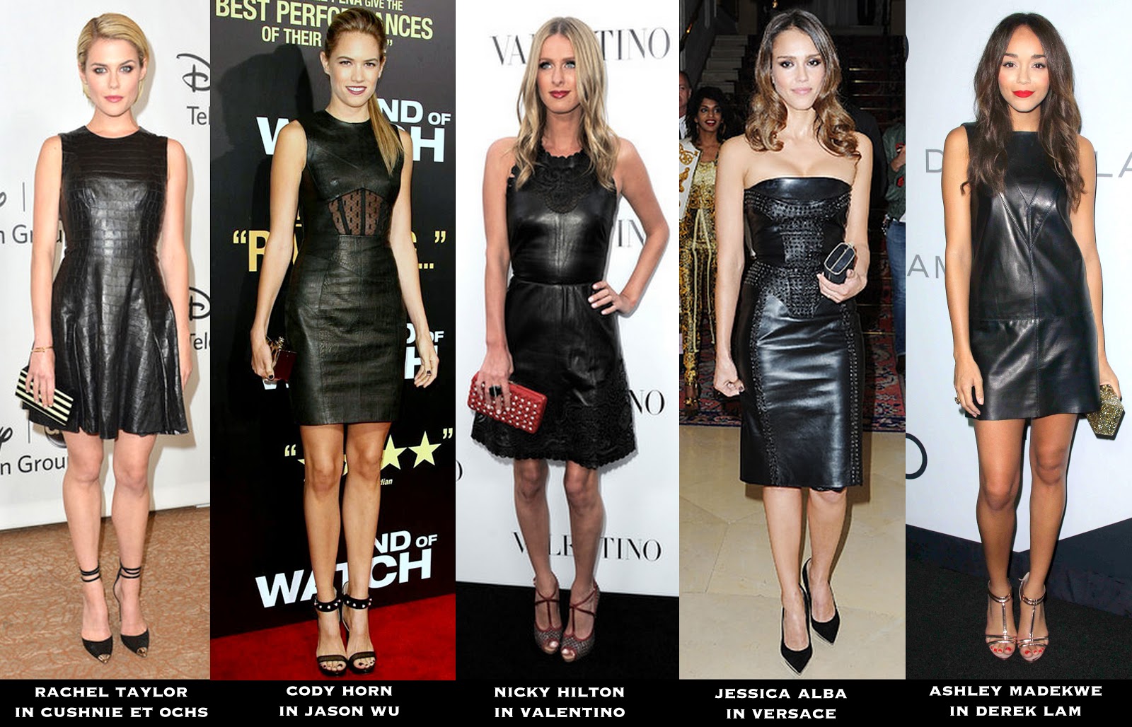 Frills and Thrills: The Leather Dress Trend