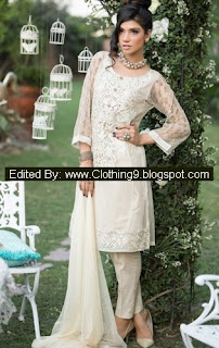Maria B Stitched Formal Dresses for Eid 2015-16