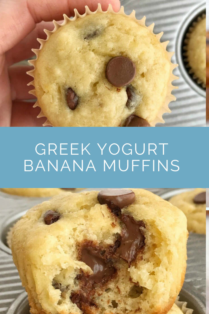 GREEK YOGURT BANANA MUFFINS RECIPE