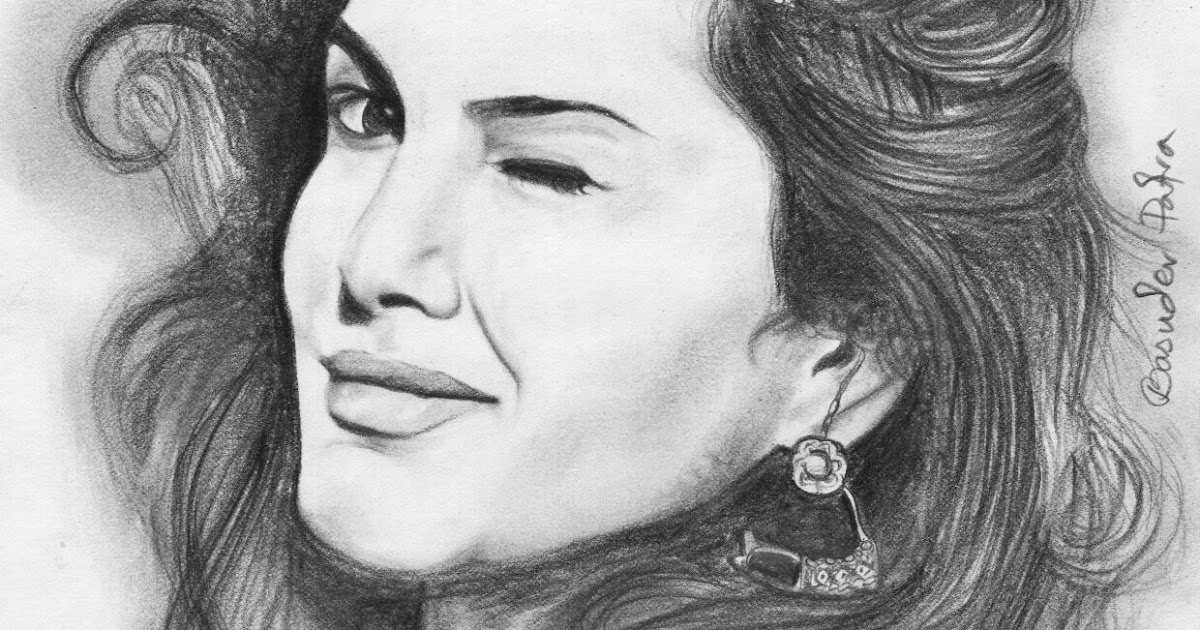 Sunny Leone Pencil Drawing